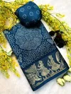 Fancy Bhandhani Print Pure Dola Silk Saree Wholesalers In Delhi